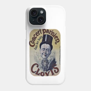 Affiche Concert Parisien CLOVIS Phone Case