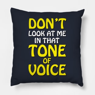 Tone of Voice Pillow