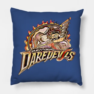 Denver Daredevils Roller Hockey Pillow