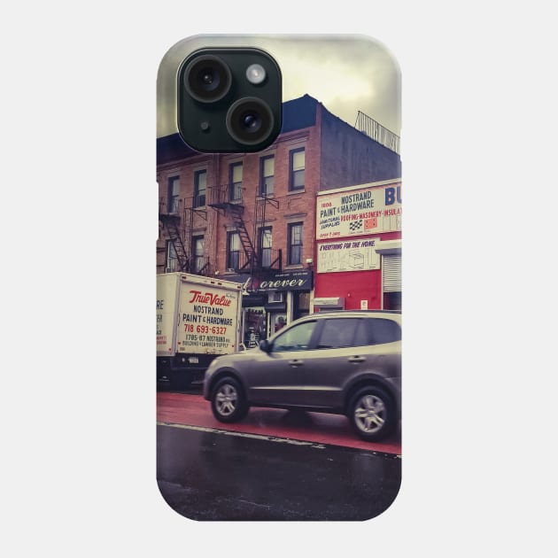 Flatbush, Brooklyn Phone Case by eleonoraingrid