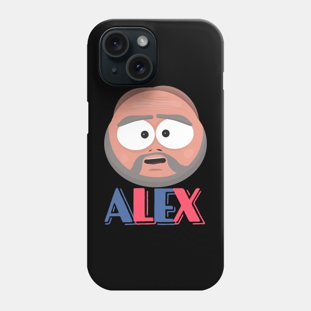 If Alex Jones Was a South Park Character Phone Case by Ina