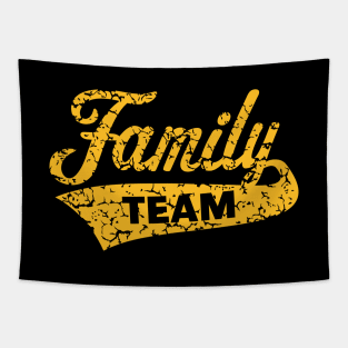 Family Team (Vintage / Gold) Tapestry