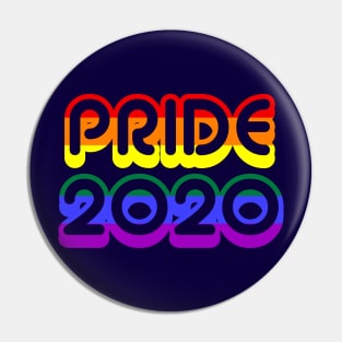 Gay Pride Flag 2020 Pin