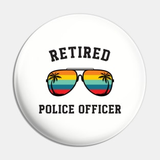 Police Officer Retirement Gift Pin