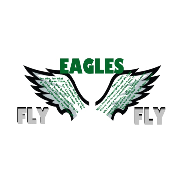 Fly Eagles Fly Wings by PattisonAvePhanatics