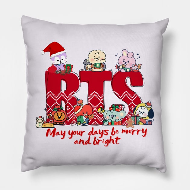 BTS Pillow by Legacy of Self-Expression Art