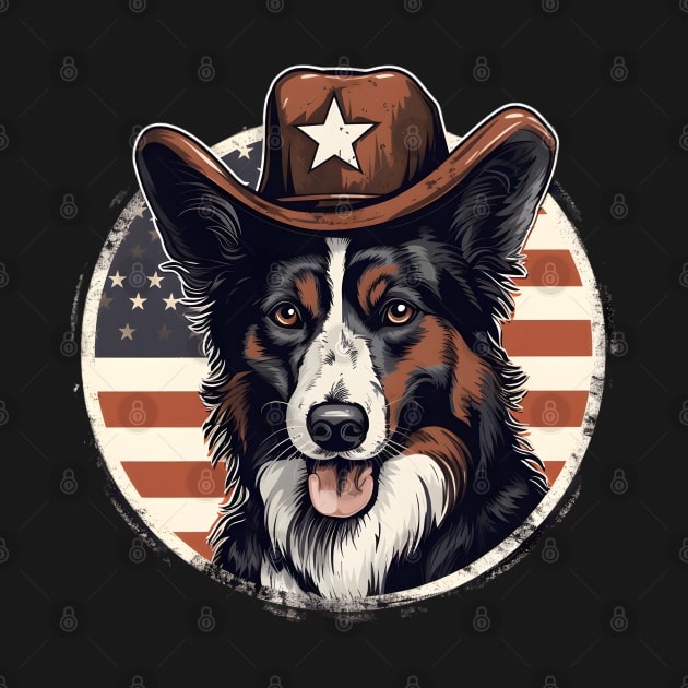 Patriotic Collie by NatashaCuteShop