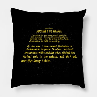 Galactic Lousy T-shirt Pillow