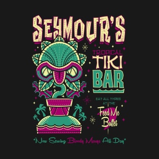 Seymours Tropical Tiki Bar - Creepy Cute Plant - Hawaii Island Vacation T-Shirt