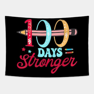 100 Days Stronger 100 Days Of School Teacher Tapestry