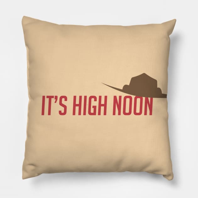 It's high noon Pillow by badgerinafez