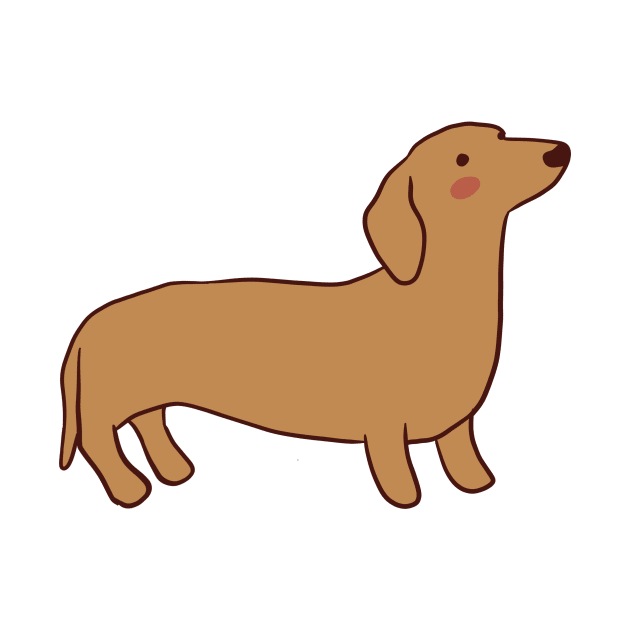 hotdog dog illustration by Mayarart
