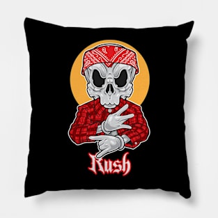 Skull Gangsta Rush Pillow