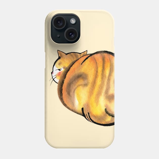 Pumpkin cat Phone Case by juliewu