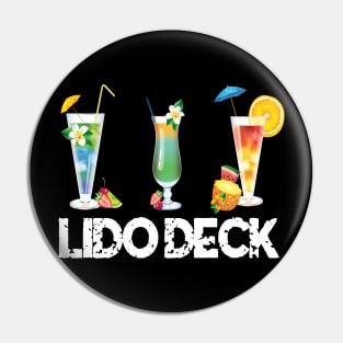 Drinks on the lido deck cruise ship Pin