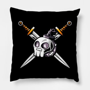 Skull with swords Pillow