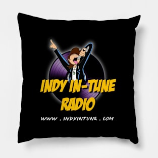 Indy In-Tune Radio (Dark Tee) Pillow