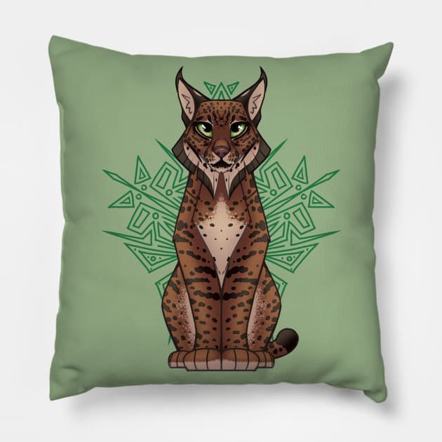 Iberian Lynx Pillow by ZTheCrazed