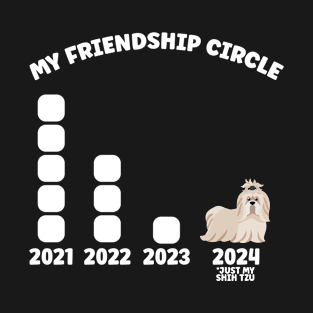 Shih Tzu Lovers Friendship Circle T-Shirt