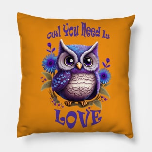 Owl You Need Is Love Pillow