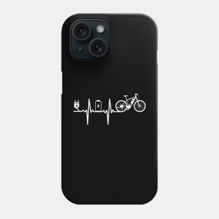 E-Bike Heartbeat Bicycle Electric Cycling Funny Phone Case