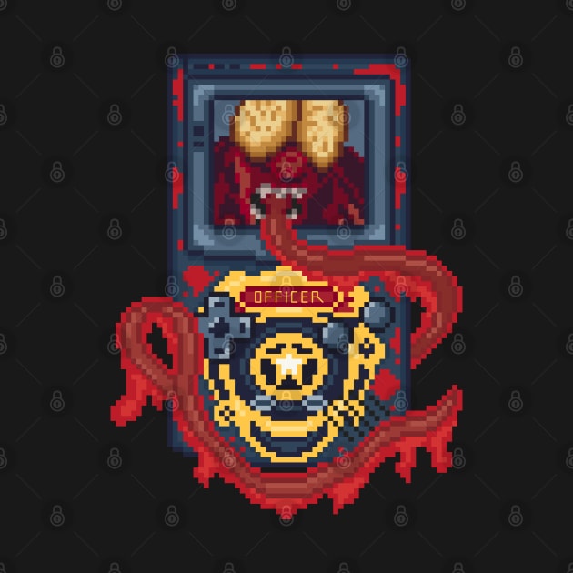 Resident Evil 2 Handheld Pixel Art by AlleenasPixels