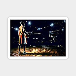 Open Court (Basketball Court) Magnet