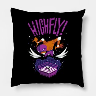 Highfly! (purple) Pillow