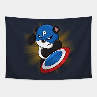 Captain Panda Tapestry