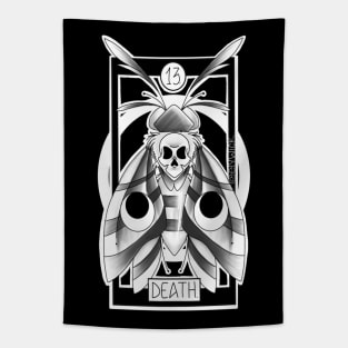 death moth tarot Tapestry