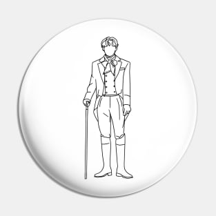 Kim Taehyung Veautiful Days line art Pin