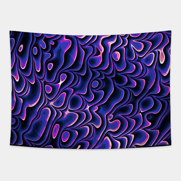 Genderfluid Pride Small Abstract Swirled Layers Tapestry by VernenInk