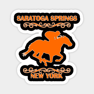 Saratoga Springs New York Horse Racing Magnet