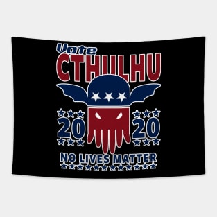 VOTE CTHULHU 2020 - CTHULHU AND LOVECRAFT Tapestry