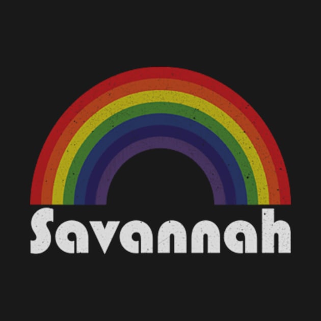 Savannah Vintage Retro Rainbow by Arthadollar