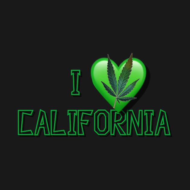 I green heart California by firstspacechimp