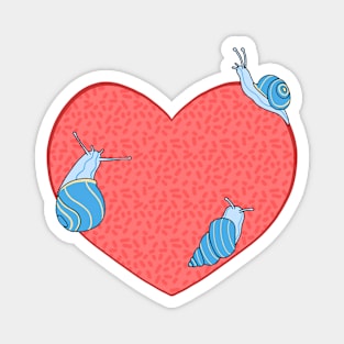 Heart Snails Magnet