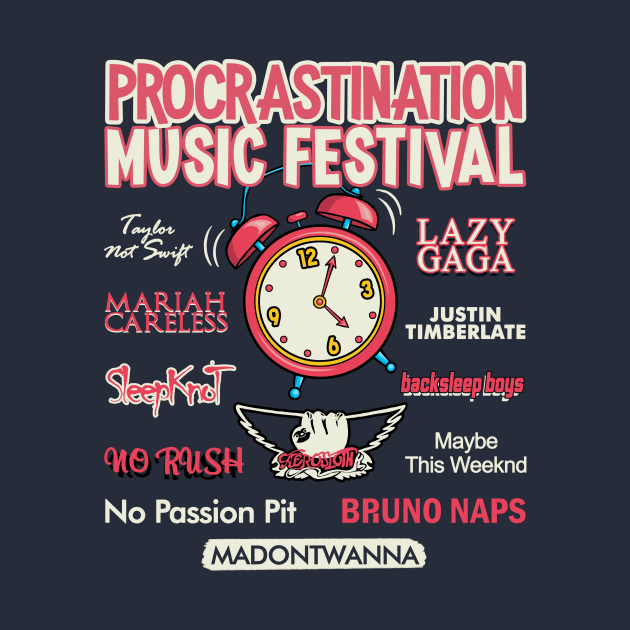 Procrastination Music Festival by NMdesign
