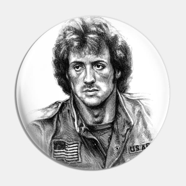 John Rambo: First Blood Pin by KregFranco