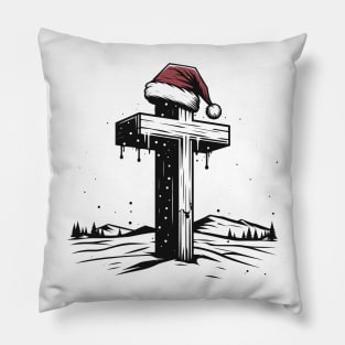 Christmas Cross Pillow