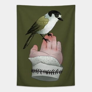 A bird in the hand is worth two in the bush Tapestry