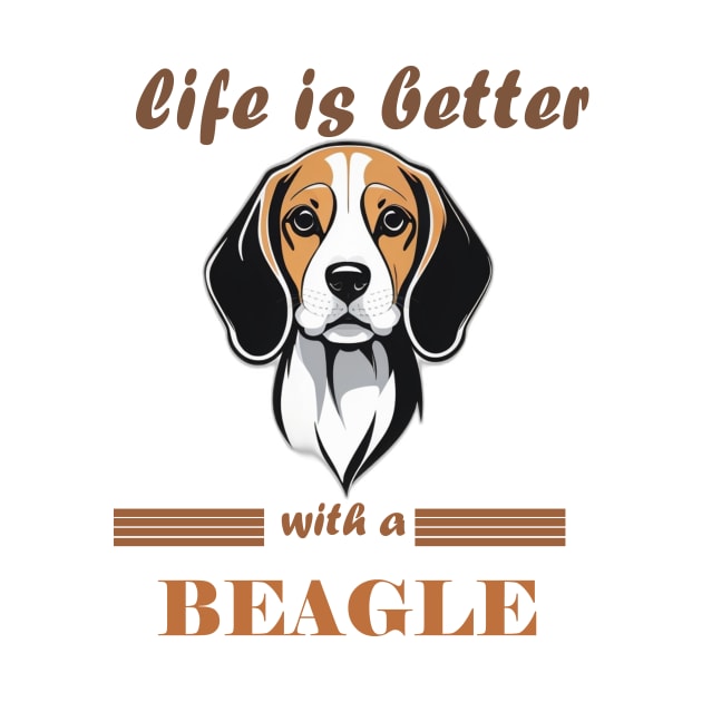 LIFE IS BETTER WITH A BEAGLE by kripteeZ