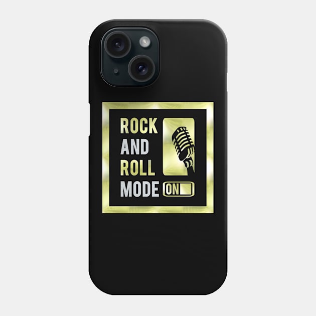 Rock And Roll Phone Case by neogu