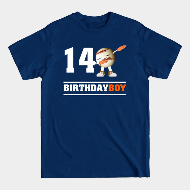 Disover 9 Year Old Birthday dabbing Baseball9th Boy Gift_14 - 9 Year Old Birthday Dabbing Baseball - T-Shirt