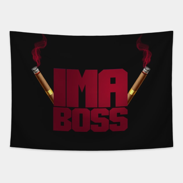 I'm a boss Tapestry by GLStyleDesigns