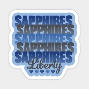 Liberty Sapphires Magnet