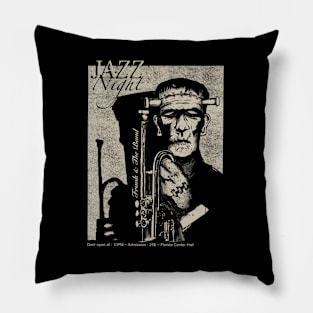 JAZZ NIGHT WITH MR. FRANKESTEIN Pillow