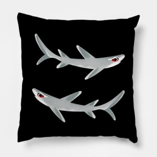 White Tip Reef Shark Pillow