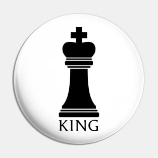 King Chess Piece Pin