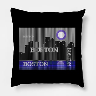 Boston Skyline Pillow